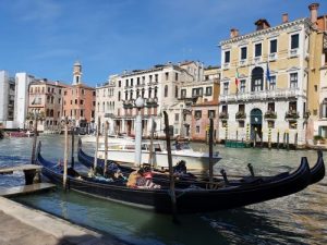 gondolas grand canal